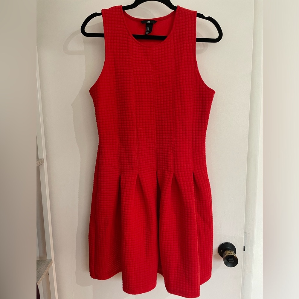 H&M drop waist sleeveless dress